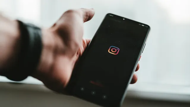 man holding a phone